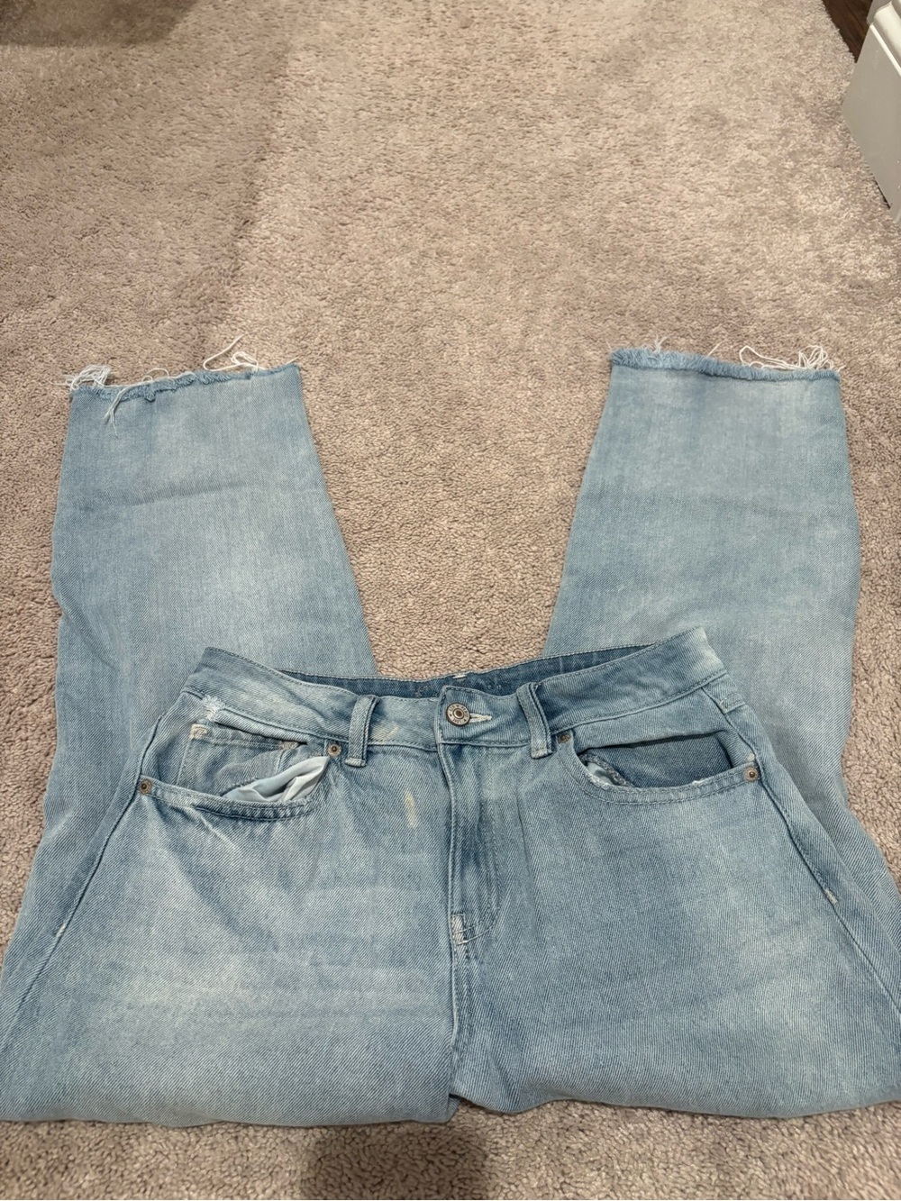 Rewash Light Blue Wide Leg Flare Jeans